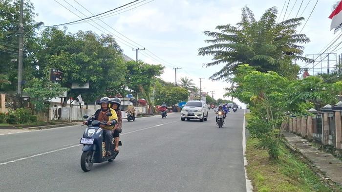 TETAP BERAKTIVITAS - Aktivitas masyarakat di Tarakan seperti biasa tak ada laporan kerusakan terjadi pasca gempa 7,2 SR di Kinabalu, Malaysia, Senin (23/2/2026) dini hari WIB. TRIBUNKALTARA.COM/ANDI PAUSIAH