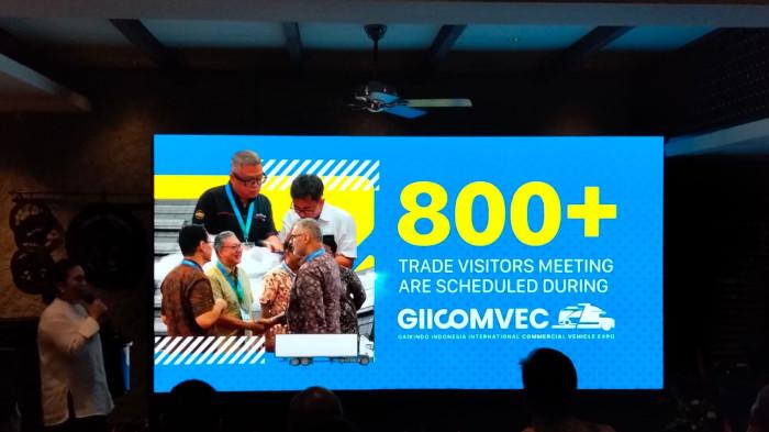 VENUE BARU - Sri Vista Limbong, Project Director Giicomvec dalam konferensi pers penyelenggaraan pameran kendaraan niaga Gaikindo Indonesia Commercial Vehicle Expo (GIICOMVEC) 2026 di Jakarta, Senin petang, 23 Februari 2026.Pameran ini akan menempati venue baru di JIExpo Kemayoran, Jakarta, pada 8-11 Februari 2026.
