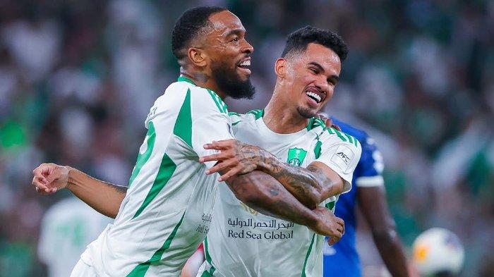 SELEBRASI - Selebrasi Ivan Toney (Al Ahli) saat cetak gol ke gawang Al Hilal di ajang semifinal Liga Champions Asia 2024/2025, Rabu (30/4/2025) dini hari WIB. (Foto diunduh dari Instagram Al Ahli - 30/4/2025)