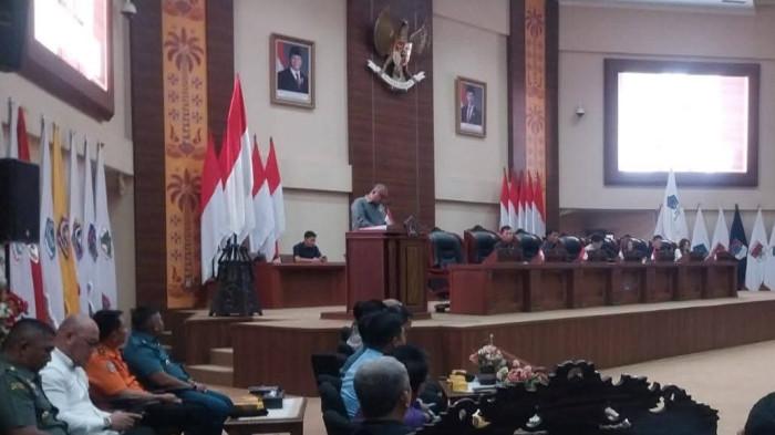Gubernur Sulawesi Utara YSK menghadiri Rapat Paripurna DPRD Provinsi Sulut