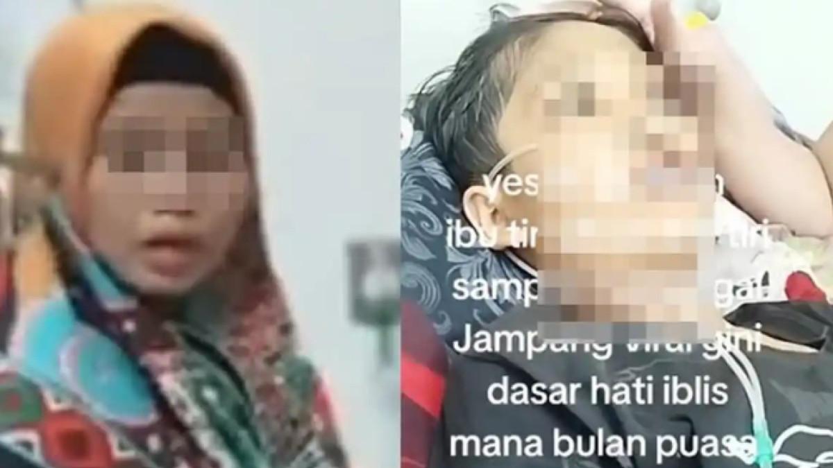 PENGANIAYAAN VIRAL - Ibu tiri di Sukabumi siksa anak, lalu bohongi suami sebut korban demam demi tutupi kejahatan.