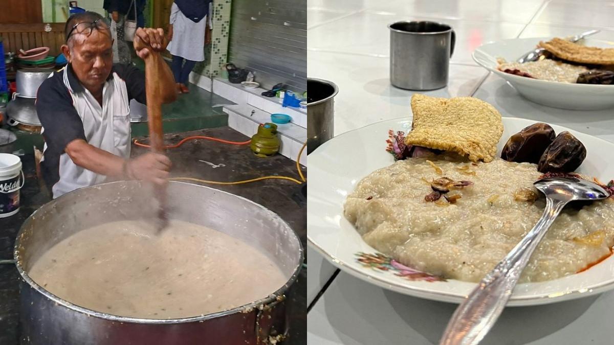 Masjid yang terletak di kawasan Jayengan ini terkenal dengan sajian bubur banjar samin yang banyak diminati.