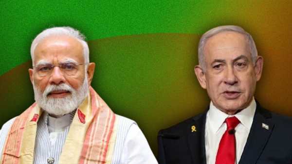 Prime Minister Narendra Modi And Israeli PM Benjamin Netanyahu