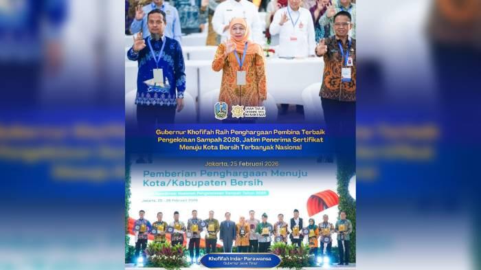 Gubernur Jawa Timur Khofifah Indar Parawansa raih penghargaan Jatim terbanyak