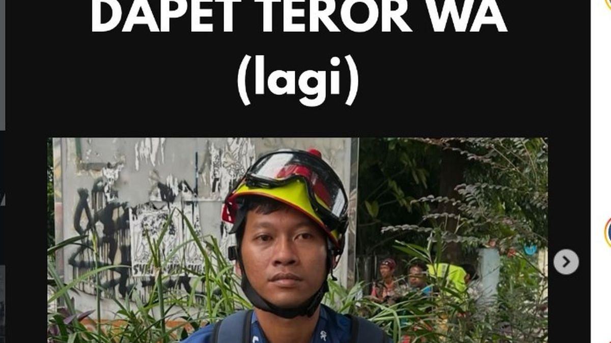BRIMOB ANIAYA PELAJAR - Seorang anggota pemadam kebakaran (Damkar) Khairul Umam, mengaku menerima teror usai membuat konten yang menyinggung perihal penggunan helm.