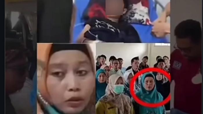 BUKAN PEMBUNUHAN - Kolase TR ibu tiri NS, bocah Sukabumi yang tewas setelah dipaksa minum air panas. TR membantah melakukan pembunuhan dan menyebut kematian NS sudah jadi takdir.