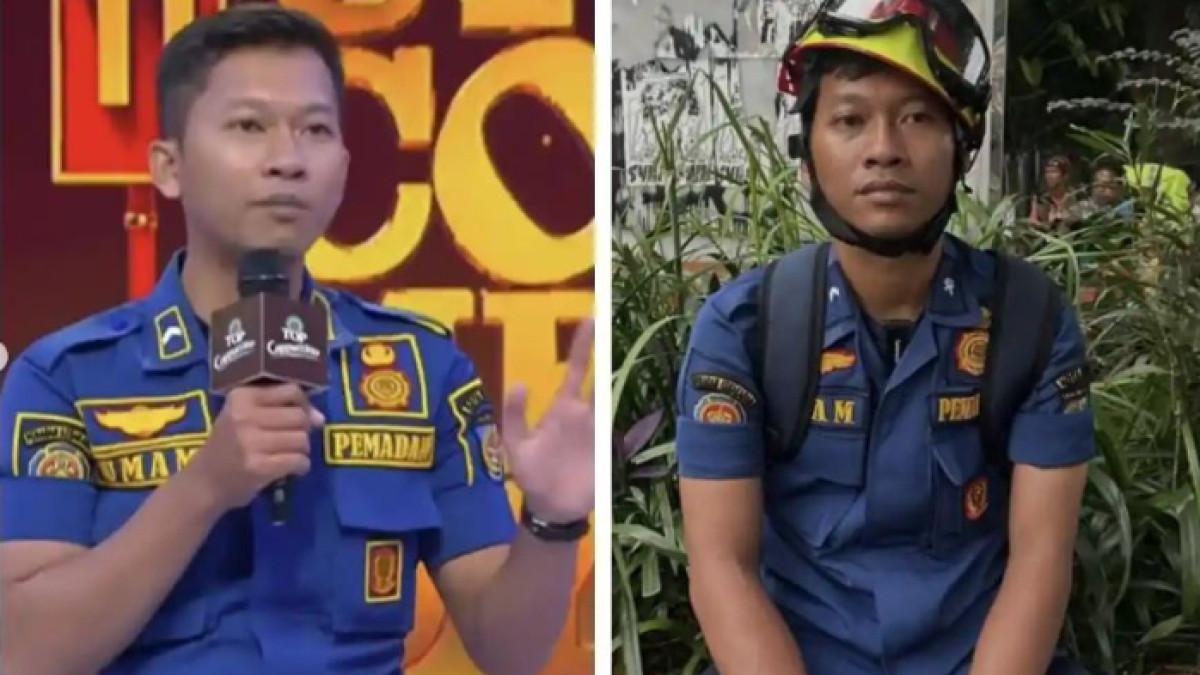 BRIMOB ANIAYA PELAJAR - Seorang anggota pemadam kebakaran (Damkar) Khairul Umam, mengaku menerima teror usai membuat konten yang menyinggung perihal penggunan helm.