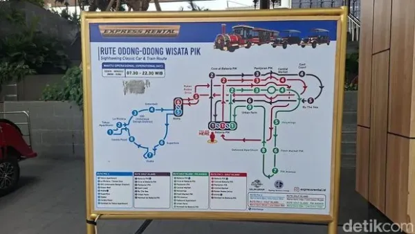 Odong-odong wisata di PIK Odong-odong wisata di PIK