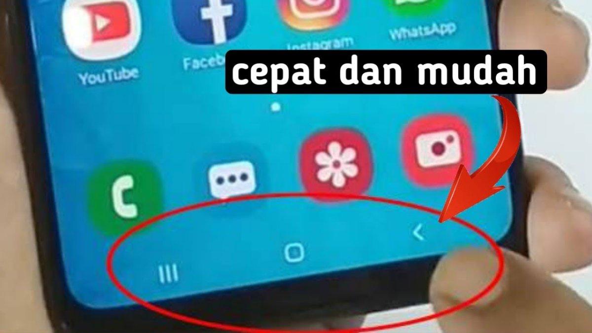 Cara cepat dan mudah menyembunyikan tombol navigasi pada hp Oppo