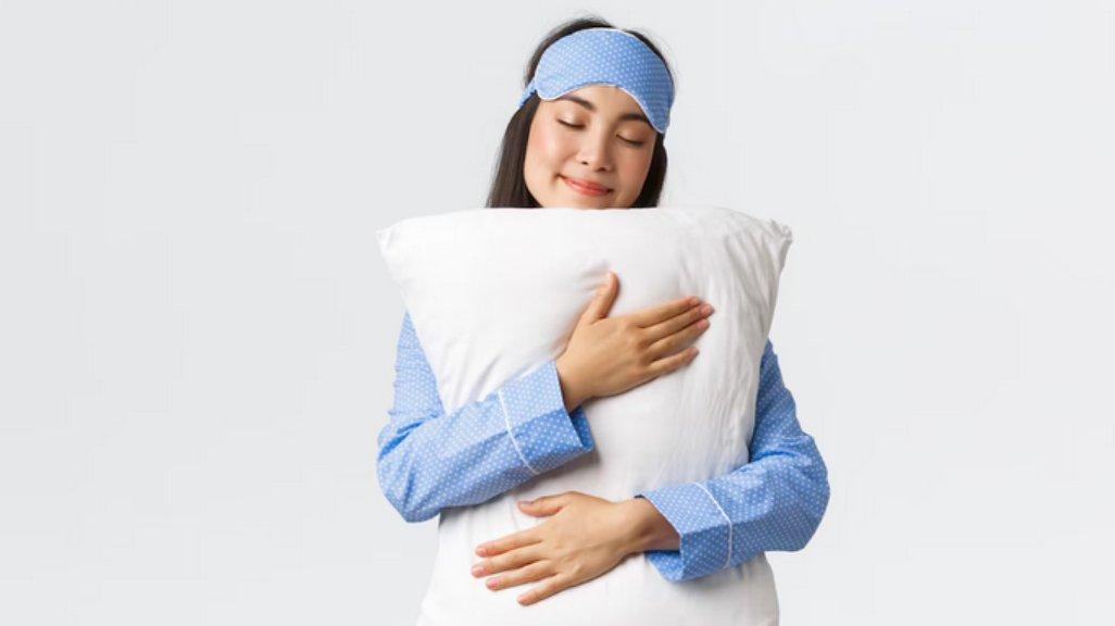 Ilustrasi bantal tidur.