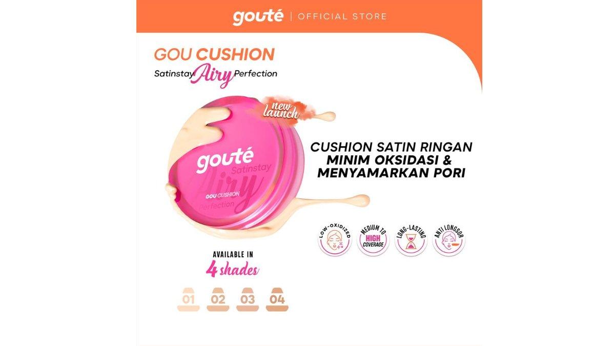 gouté Goucushion SatinStay Airy Perfection