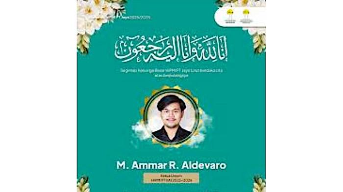 KORBAN PEMUKULAN ADIK - Ammar Ketua Hipmi Universitas Al Azhar dipukul adik kandung hingga tewas di Kelapa Gading Jakarta Utara