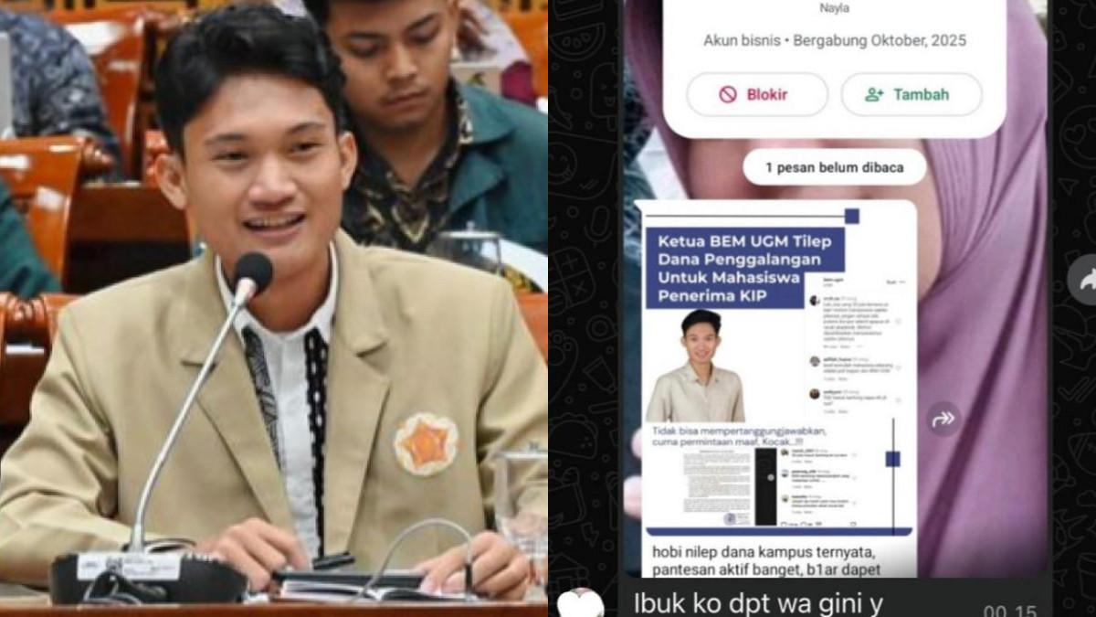 Sederet teror yang dialami Ketua BEM UGM Tiyo Ardianto, kini merambah ke ranah personal.