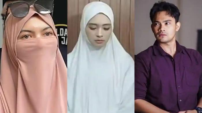 PERNIKAHAN ULANG - Kolase Inara Rusli, Wardatina Mawa dan Insanul Fahmi dicapture Senin (5/1/2026). Inara Rusli dan Insanul Fahmi Terancam Nikah Ulang, Mawa Ogah Dipoligami, Eks Virgoun Ketakutan