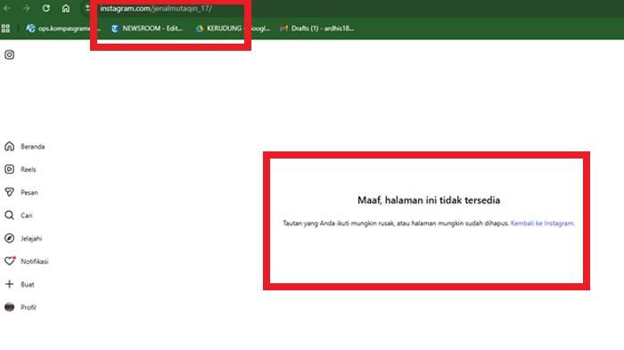 WAKIL WALI KOTA BOGOR - Tangkapan layar akun Instagram Jenal Mutaqin