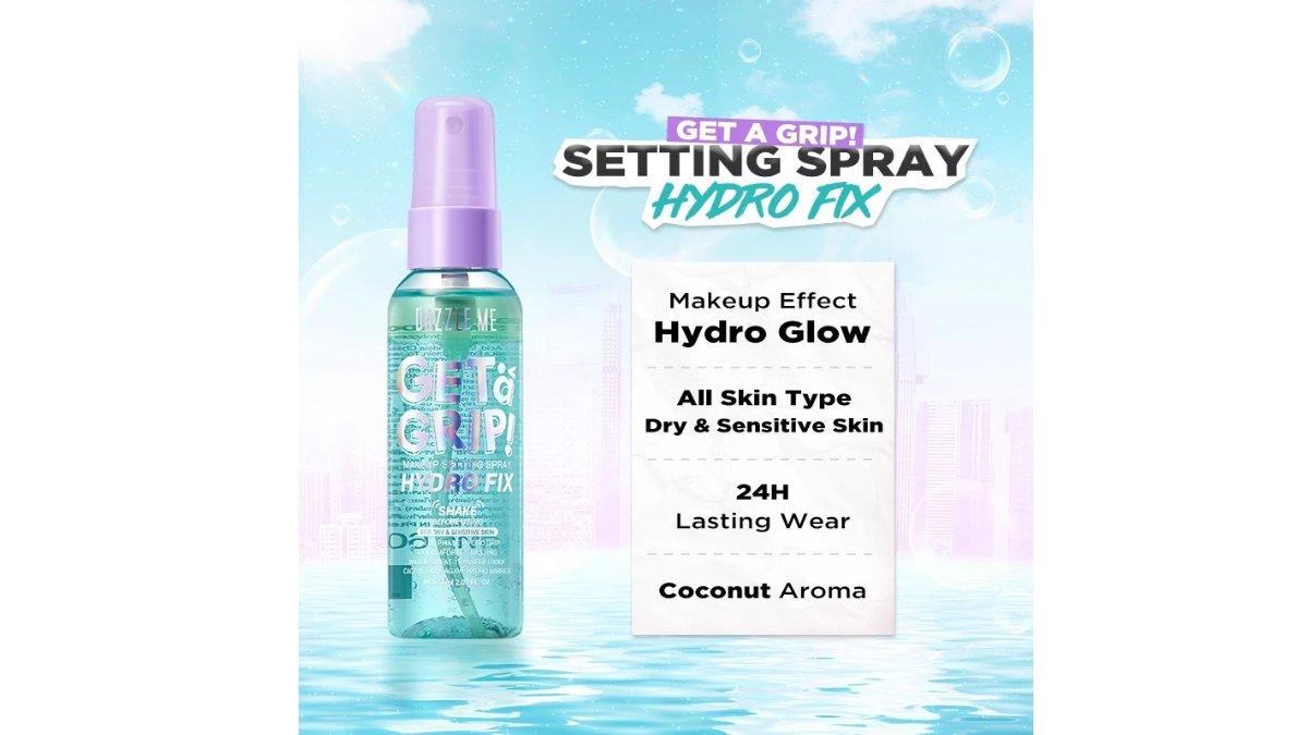 DAZZLE ME Get A Grip Makeup Setting Spray Hydro Fix
