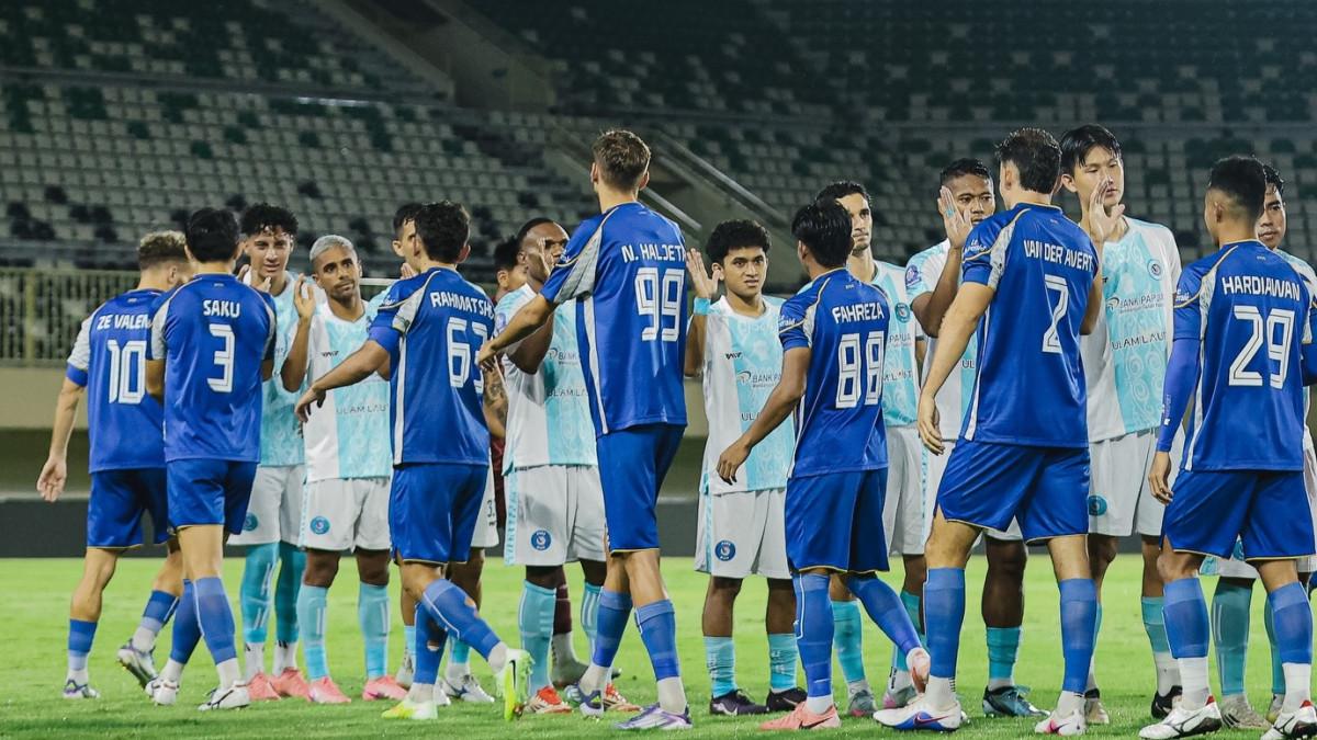 INDONESIA SUPER LEAGUE - Cuplikan laga PSIM Yogyakarta kontra PSBS Biak dalam lanjutan match day ke-23 Super League 2025/2026 di Stadion Maguwoharjo, Sleman, Yogyakarta pada Jumat, 27 Februari 2026.