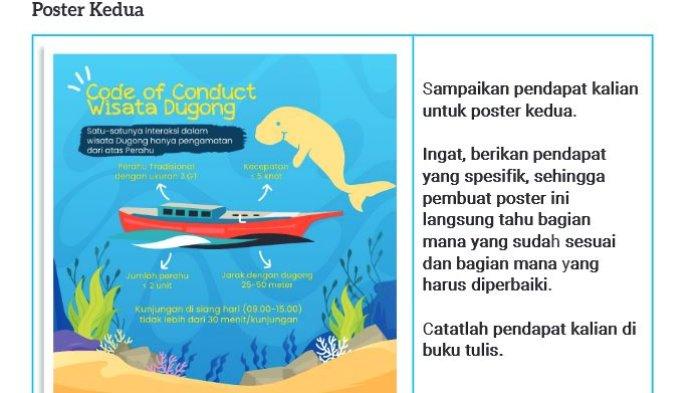 Poster Code of Conduct Wisata Dugong
