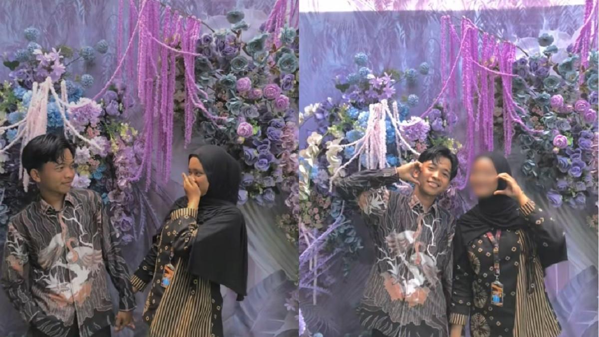 TRAGEDI PEMBACOKAN - Kolase potret kemesraan Raihan dan Farra sebelum tragedi pembacokan