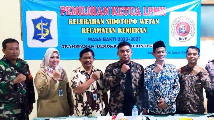 Faisal Haq dipilih 14 Ketua RW di Kelurahan Sidotopo Wetan, Kecamatan Kenjeran, sebagai Ketua Lembaga Pemberdayaan Masyarakat Kelurahan (LPMK) periode 2023-2027.