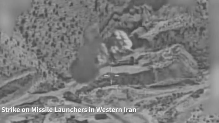 RILIS SERANGAN ISRAEL - IDF merilis rekaman buram berdurasi 15 detik tentang X sebagai visual 'resmi' pertama serangan AS-Israel terhadap Iran.