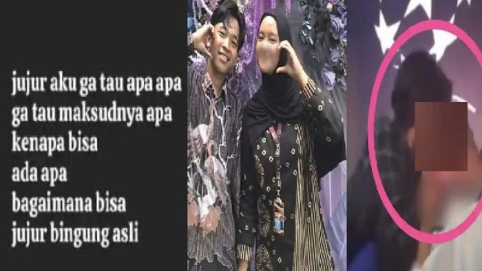 RAIHAN DAN FARA - Kolase foto Raihan dan Fara. Video ciuman mesra Raihan dan Fara beredar, mengungkap fakta baru bahwa pembacokan mahasiswi UIN Suska Riau bukan semata karena cinta ditolak.  Postingan pacar Fara yang kebingungan usai video Raihan dan Fara viral.