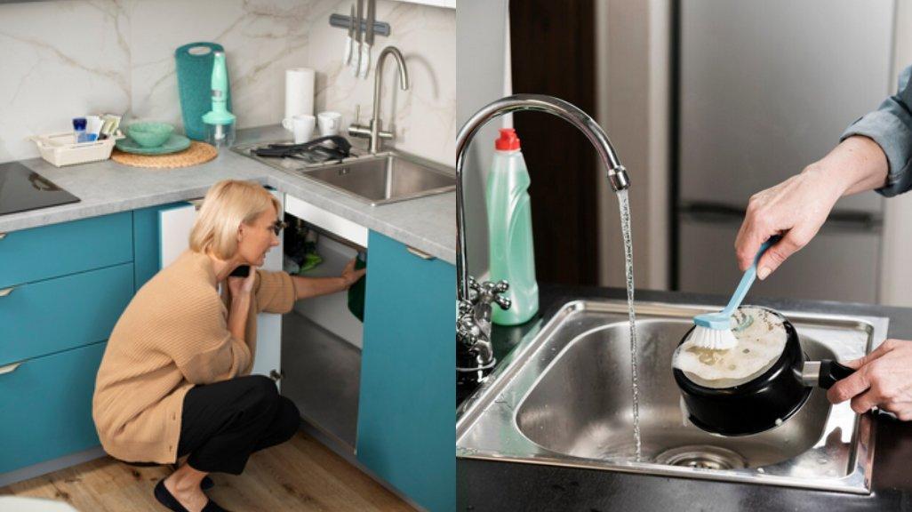 Ilustrasi wastafel dapur