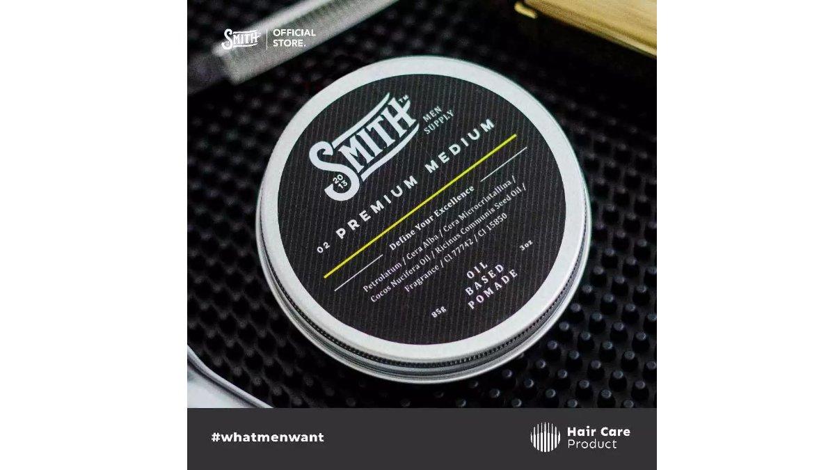 Smith Men Supply - Premium Medium Hair Pomade Oil Based