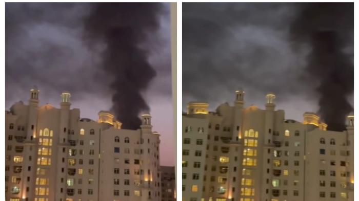 INCAR PANGKALAN MILITER - Serangan rudal balistik Iran ke instalasi pangkalan militer AS di Uni Emirat Arab, Sabtu, 29 Februari 2026.