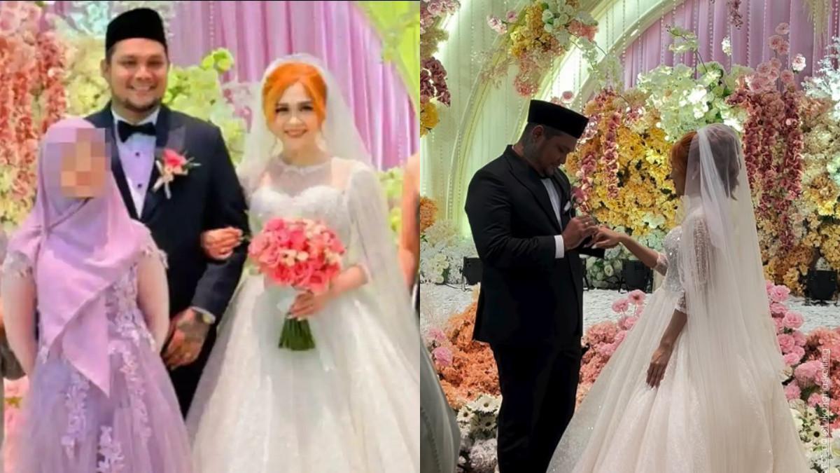 Potret pernikahan Virgoun dan Lindi Fitriyana yang intimate.
