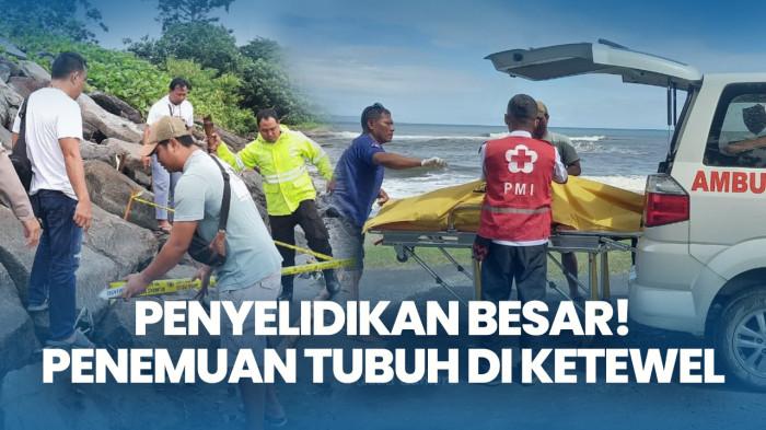EVAKUASI - Penemuan potongan tubuh di Pantai Ketewel menemukan titik terang. Polda Bali sudah menetapkan 6 WNA Ukraina sebagai DPO.