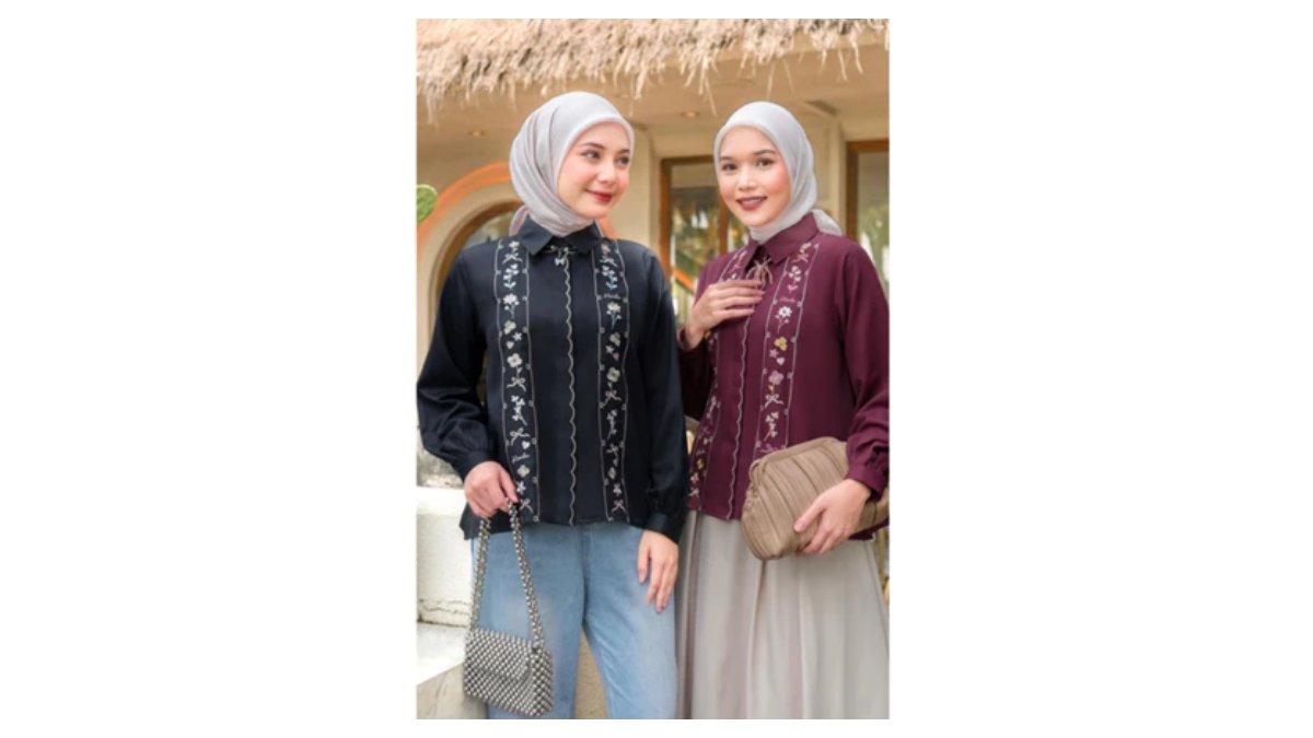 Ilustrasi rekomendasi baju lebaran Kienka - Celia Embroidery 