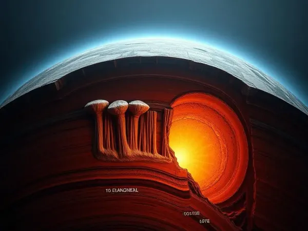 Earth's Mantle Cross-Section Earth's Mantle Cross-Section