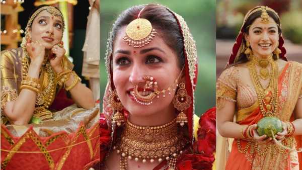 Somewhere Nathuli and somewhere Shankh Pola… these traditional jewelery are definitely worn by brides in different states of India.