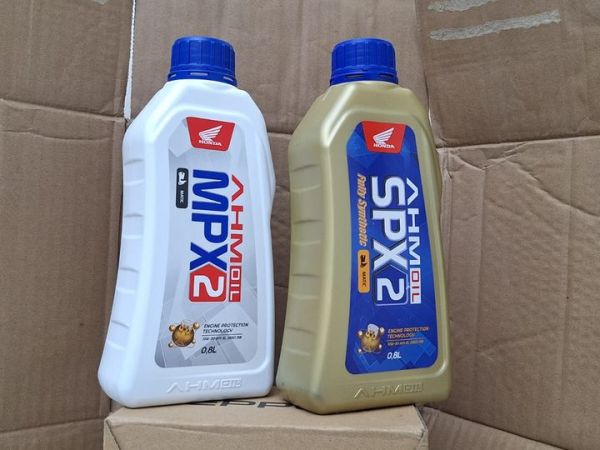 AHM Oil MPX 2 masih mineral, sedangkan SPX 2 sudah full sintetik