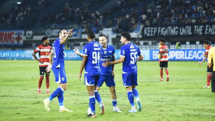 Persib meraih kemenangan 5-0 atas Madura United di Gelora Bandung Lautan Api, Kamis 26 Februari 2026.