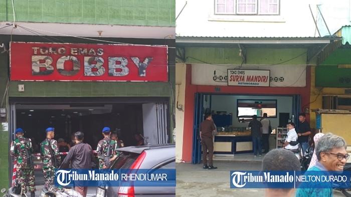 PENGGELEDAHAN - Kejati Sulut geledah sejumlah toko emas di Manado hingga Kotamobagu, Sulut pada Senin (2/3/2026).