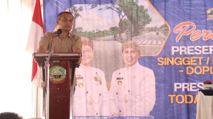 20260302_Gubernur Jawa Tengah, Ahmad Luthfi, resmikan jalan provinsi di blora_2