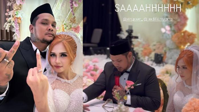 VIRGOUN MENIKAH - VIni detik-detik Virgoun ucap ijab kabul sampai resmi menikahi sang kekasih Lindi Fitriyana, Kamis (26/2/2026) hingga dinyatakan sah suami istri.