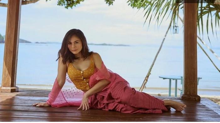 Wulan Guritno tampil elegan di NTT dengan kain Songke khas Manggarai 63