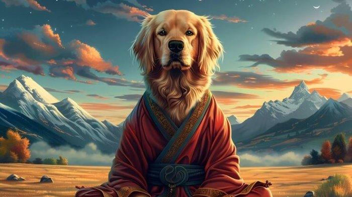 Ilustrasi Shio Anjing.