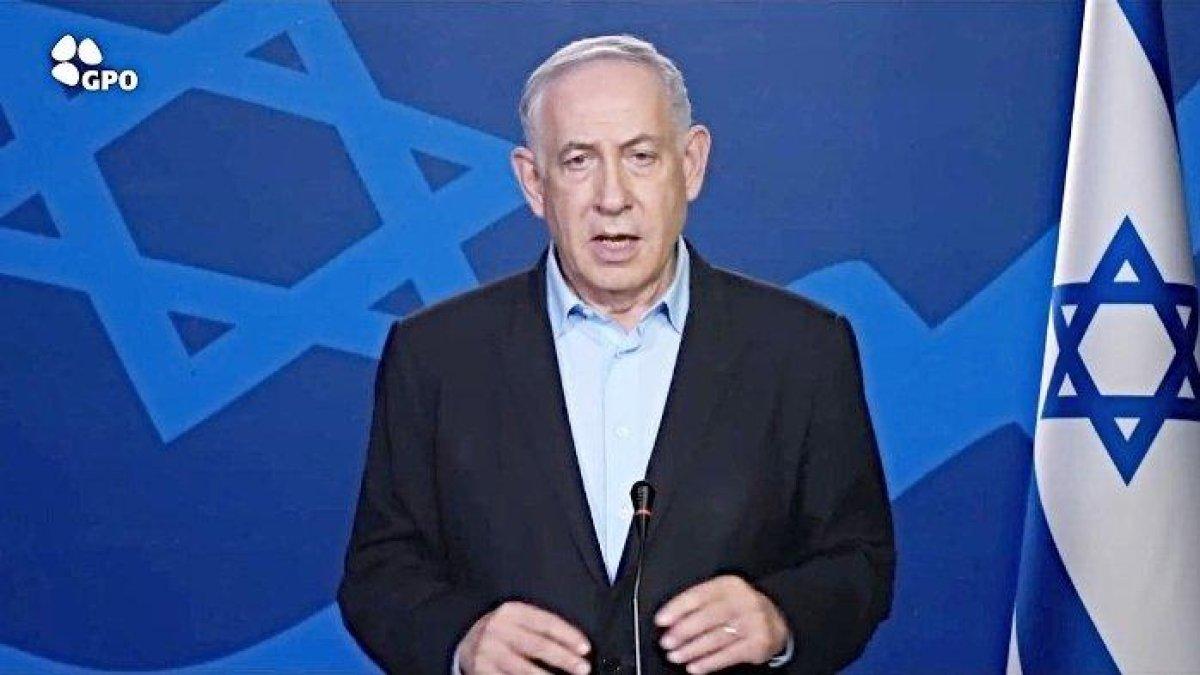 KONFLIK ISRAEL - Perdana Menteri Israel Benjamin Netanyahu.