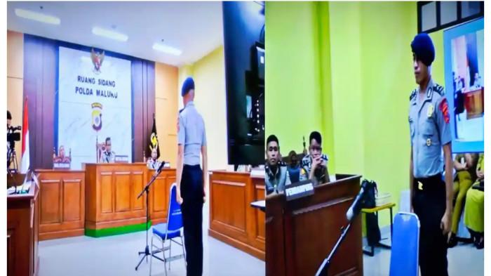 DIPECAT - Sidang Etik Polda Maluku resmi memutuskan memecat anggota Brimob Bripda Masias Siahaya dengan tidak hormat (PDTH), Selasa dinihari, 24 Februari 2026. Bripda Masias Siahaya dinyatakan bersalah atas perbuatannya menganiaya pelajar bernama Arianto Tawakal saat merazia balap liar di Kota Tual, Kamis, 19 Februari 2026.