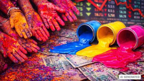 Even Holi could not fill colors in paint companies, stocks crashed again today