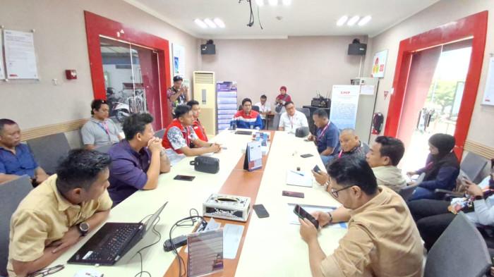 ANGGOTA DPRD KALTARA KUNJUNGAN- Momen kunjungan Anggota DPRD Kaltara di Fuel Terminal Tarakan, Kelurahan Lingkas Ujung, Rabu (4/3/2026).