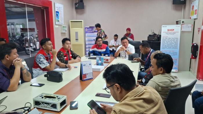 KUNJUNGAN DPRD KALATARA_ Momen kunjungan Anggota DPRD Kaltara di Fuel Terminal Tarakan, Kelurahan Lingkas Ujung, Rabu (4/3/2026).