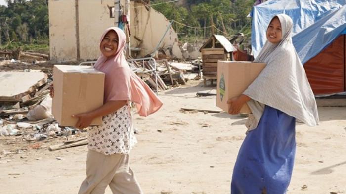 2PARSEL RAMADAN - Tim Dompet Dhuafa masih berada di Aceh Tamiang untuk menyalurkan bantuan