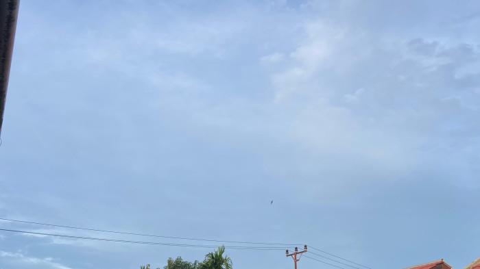 Potret kondisi cuaca hari ini di Kota Gorontalo pada pukul 06.20 Wita