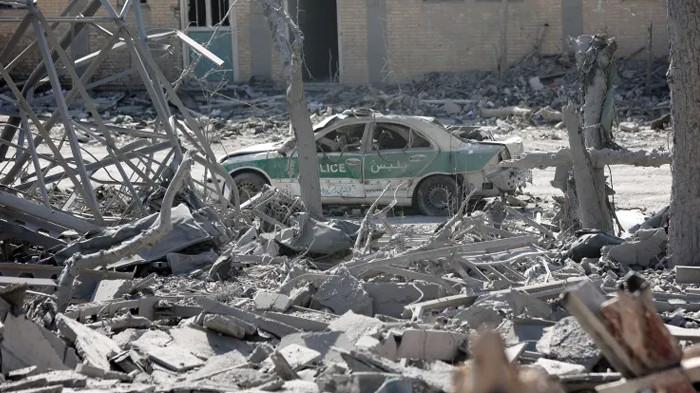 Kondisi gedung-gedung pemerintah dan keamanan di Ibu Kota Taheran