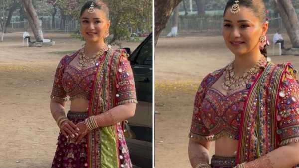Mirror work lehenga, long braid… Sara Tendulkar's beautiful look in brother's mehendi, know the special features